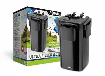 Внешний фильтр AQUAEL ULTRA FILTER 1400 для аквариума 250 - 500 л (1400 л/ч, 14.8 Вт, h = 170 см)
