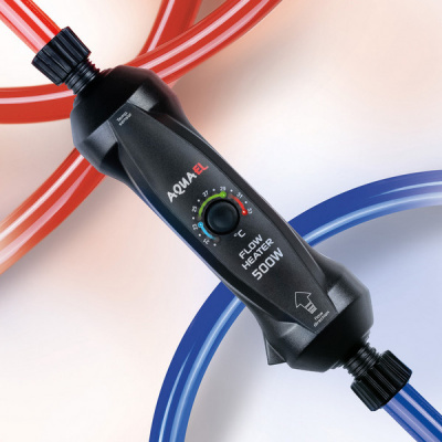 Нагреватель AQUAEL FLOW HEATER 500W для аквариума 300 - 1000 л, проточный (пластиковый, регулируемый (2) Нагреватель AQUAEL FLOW HEATER 500W для аквариума 300 - 1000 л, проточный (пластиковый, регулируемый (2)