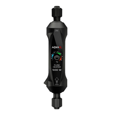 Нагреватель AQUAEL FLOW HEATER 500W для аквариума 300 - 1000 л, проточный (пластиковый, регулируемый (4) Нагреватель AQUAEL FLOW HEATER 500W для аквариума 300 - 1000 л, проточный (пластиковый, регулируемый (4)