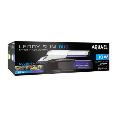 Светильник для аквариума AQUAEL LEDDY SLIM DUO Marine & Actinic белый 10W (24 - 50 см / 10000 & 2000 Светильник для аквариума AQUAEL LEDDY SLIM DUO Marine & Actinic белый 10W (24 - 50 см / 10000 & 2000