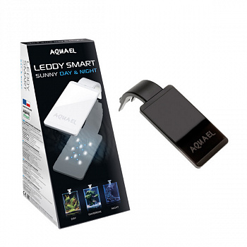 Светильник для аквариума AQUAEL LEDDY SMART Sunny Day & Night 4.8W черный (6500 K, 650 лм)